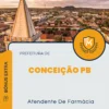 Apostila Atendente De Farmácia Prefeitura de Conceição PB 2024