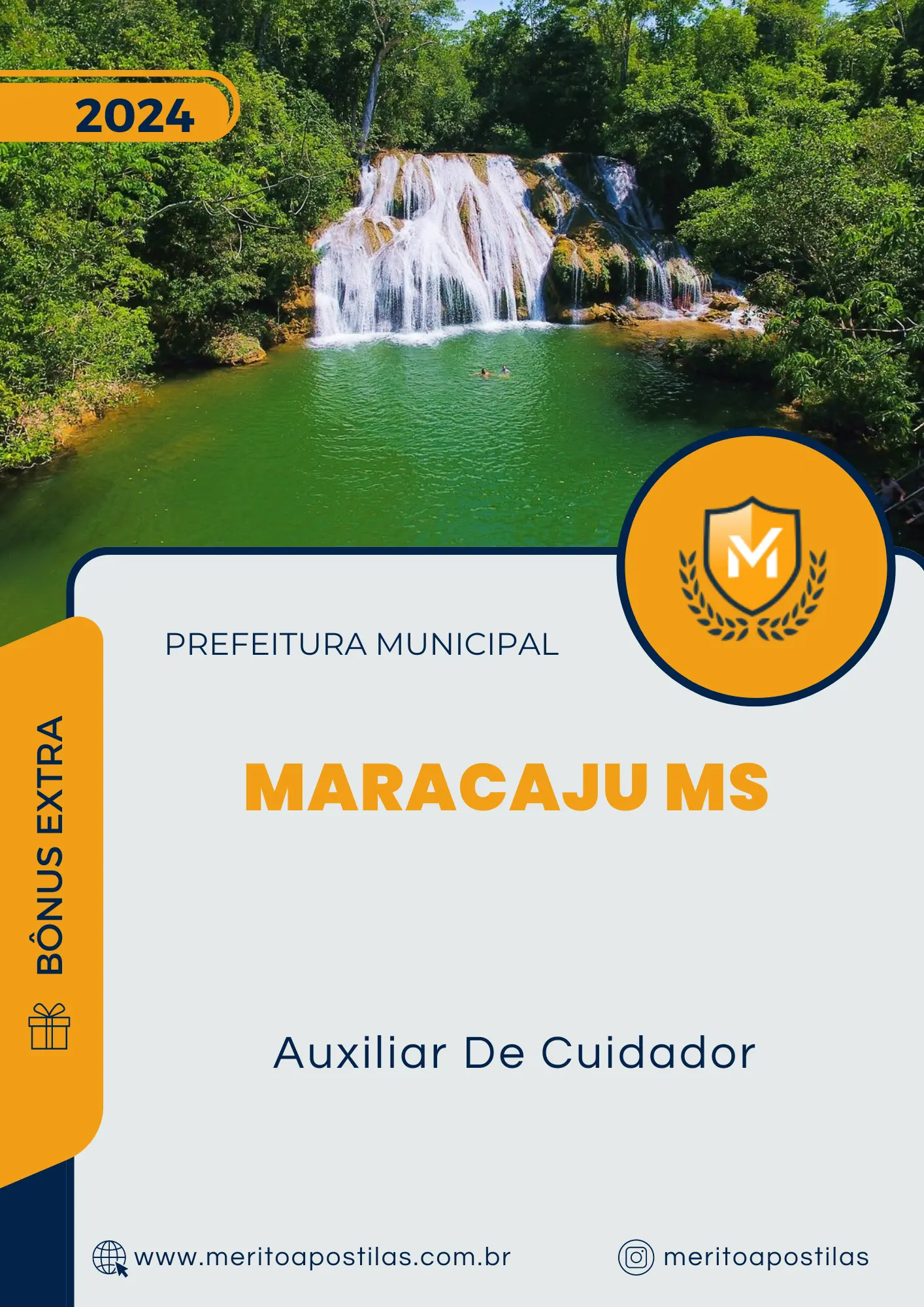 Apostila Auxiliar De Cuidador Prefeitura de Maracaju MS 2024