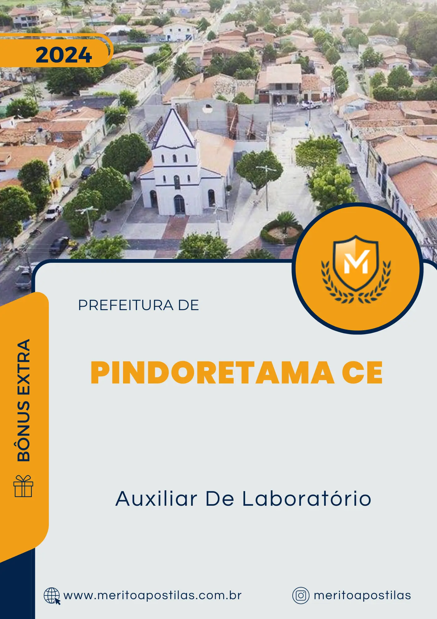 Apostila Auxiliar De Laboratório Prefeitura de Pindoretama CE 2024