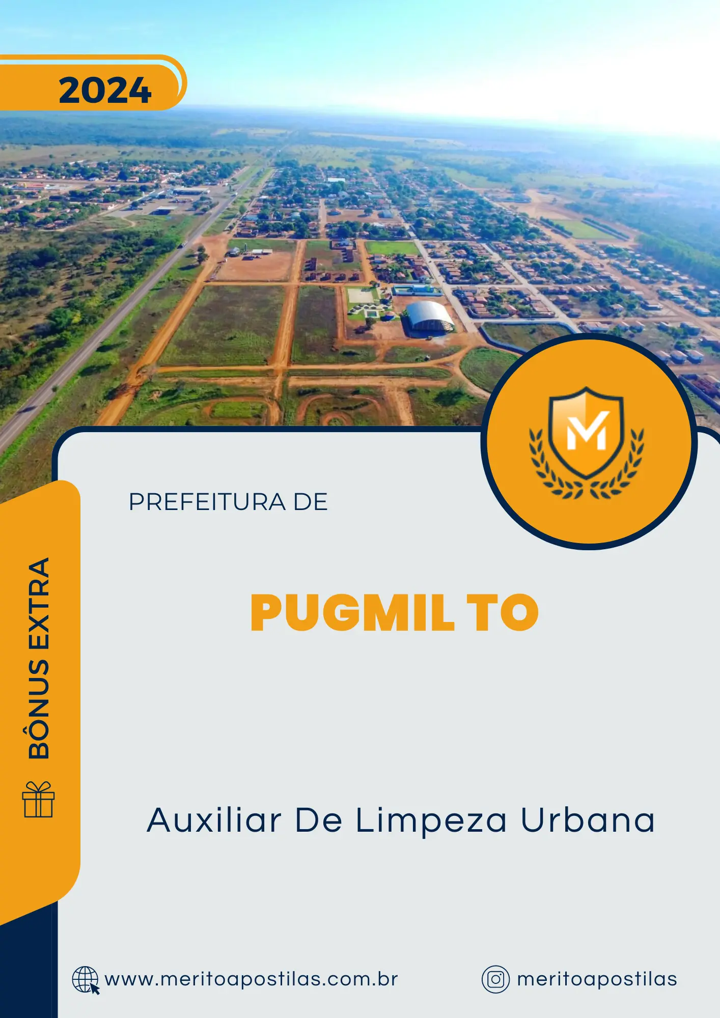 Apostila Auxiliar De Limpeza Urbana Prefeitura de Pugmil TO 2024