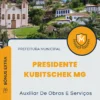Apostila Auxiliar De Obras E Serviços Prefeitura de Presidente Kubitschek MG 2024