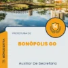 Apostila Auxiliar De Secretaria Prefeitura de Bonópolis GO 2024