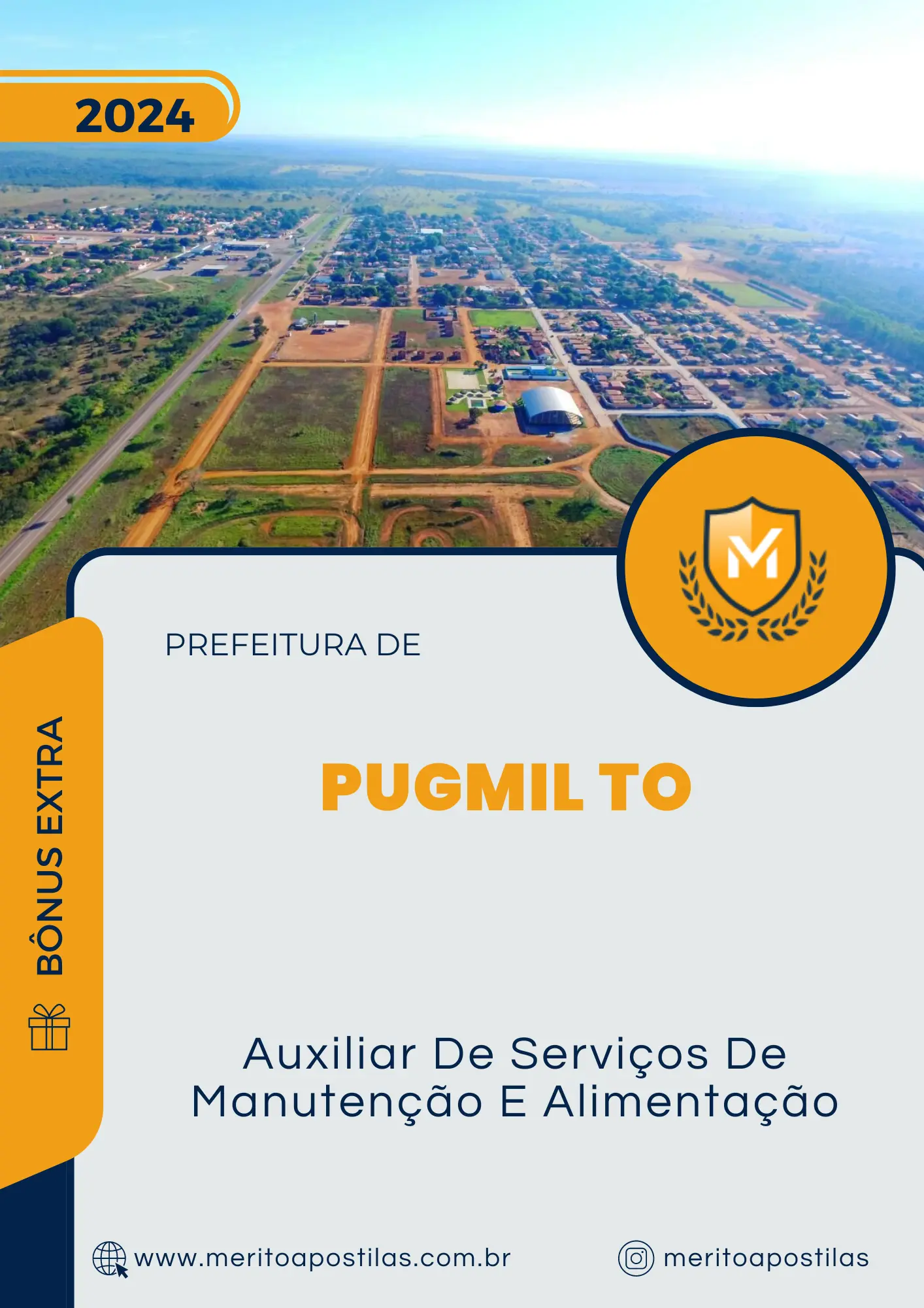 Apostila Auxiliar De Serviços De Manutenção E Alimentação Prefeitura de Pugmil TO 2024