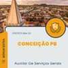 Apostila Auxiliar De Serviços Gerais Prefeitura de Conceição PB 2024