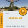 Apostila Auxiliar de Serviços Gerais Câmera Araçuaí MG 2024