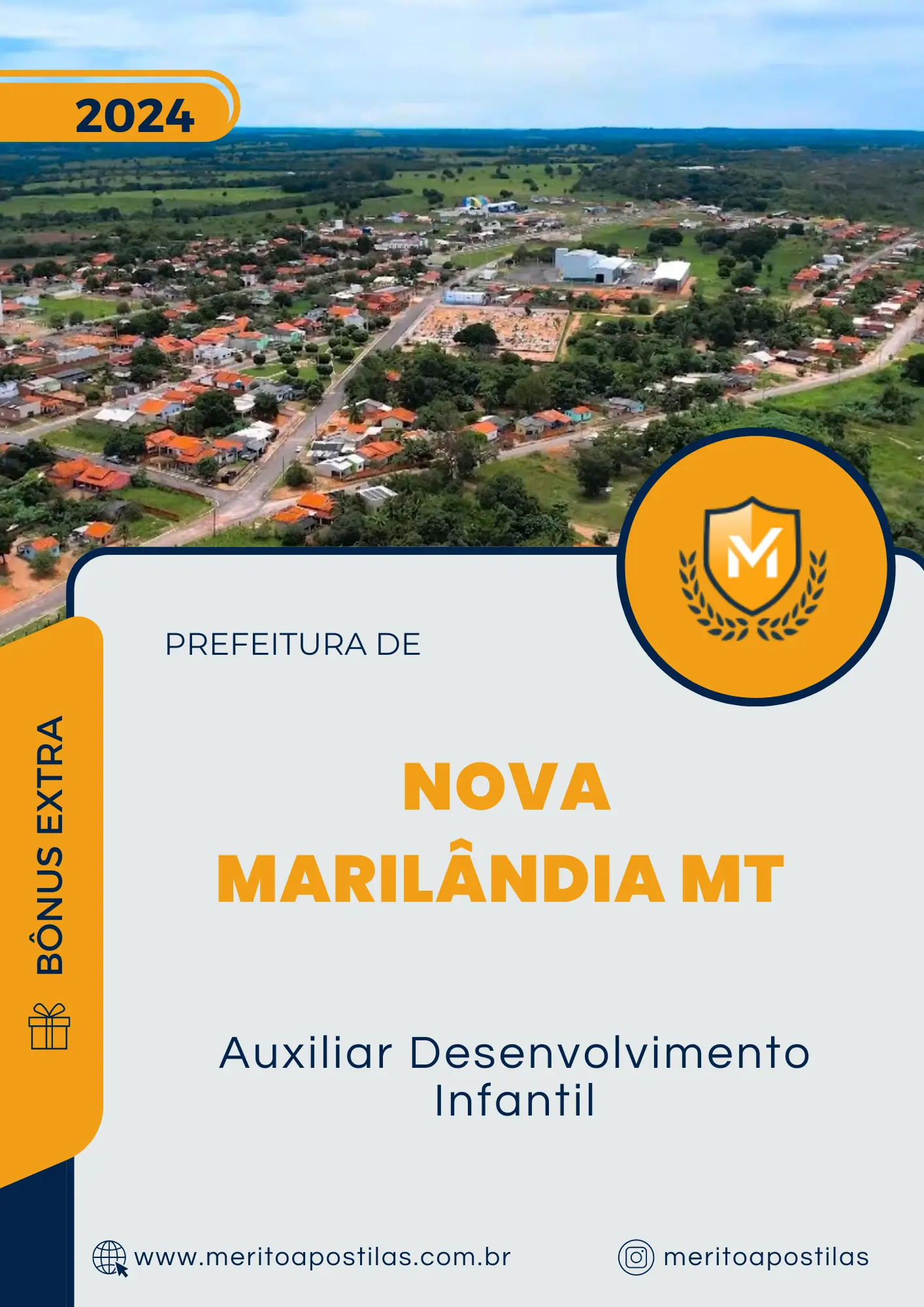 Apostila Auxiliar Desenvolvimento Infantil Prefeitura de Nova Marilândia MT 2024