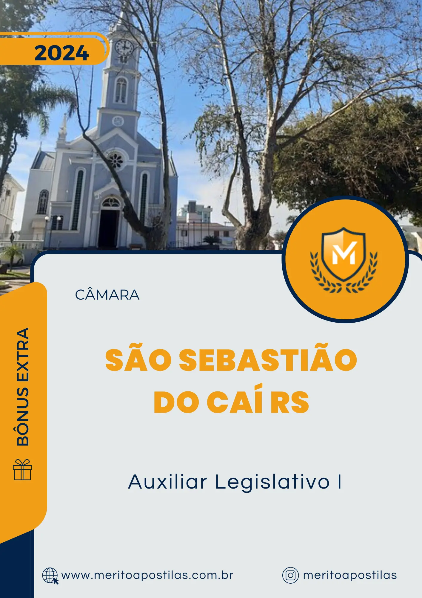 Apostila Auxiliar Legislativo I Câmara de São Sebastião do Caí RS 2024