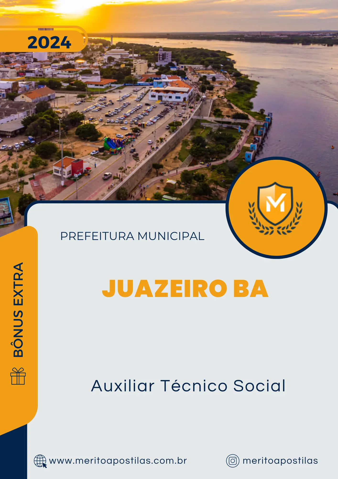 Apostila Auxiliar Técnico Social Prefeitura de Juazeiro BA 2024