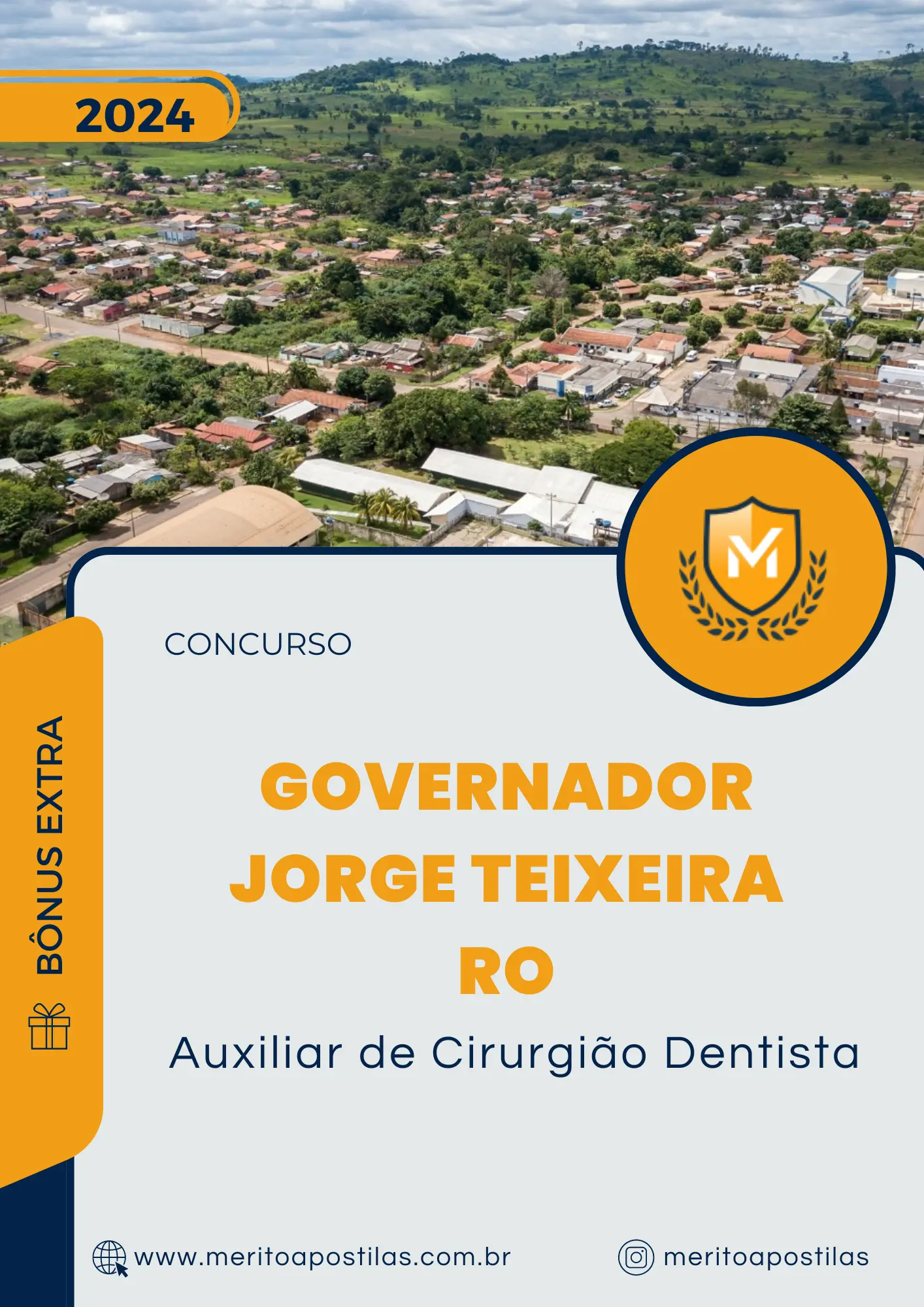 Apostila Auxiliar de Cirurgião Dentista Concurso de Governador Jorge Teixeira RO 2024