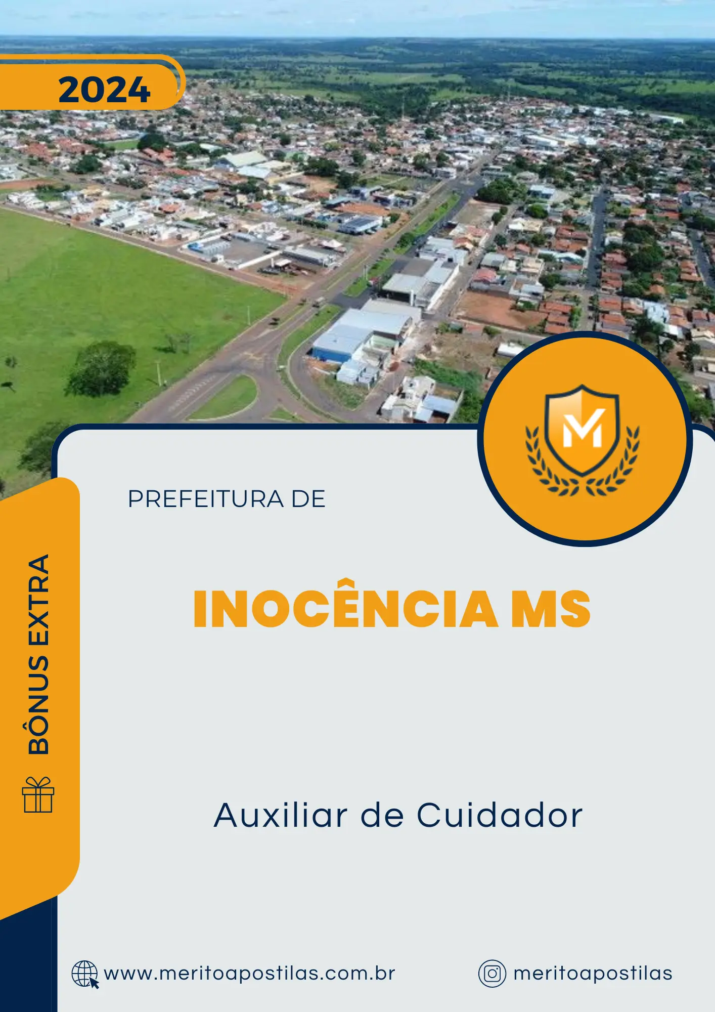 Apostila Auxiliar de Cuidador Prefeitura de Inocência MS 2024