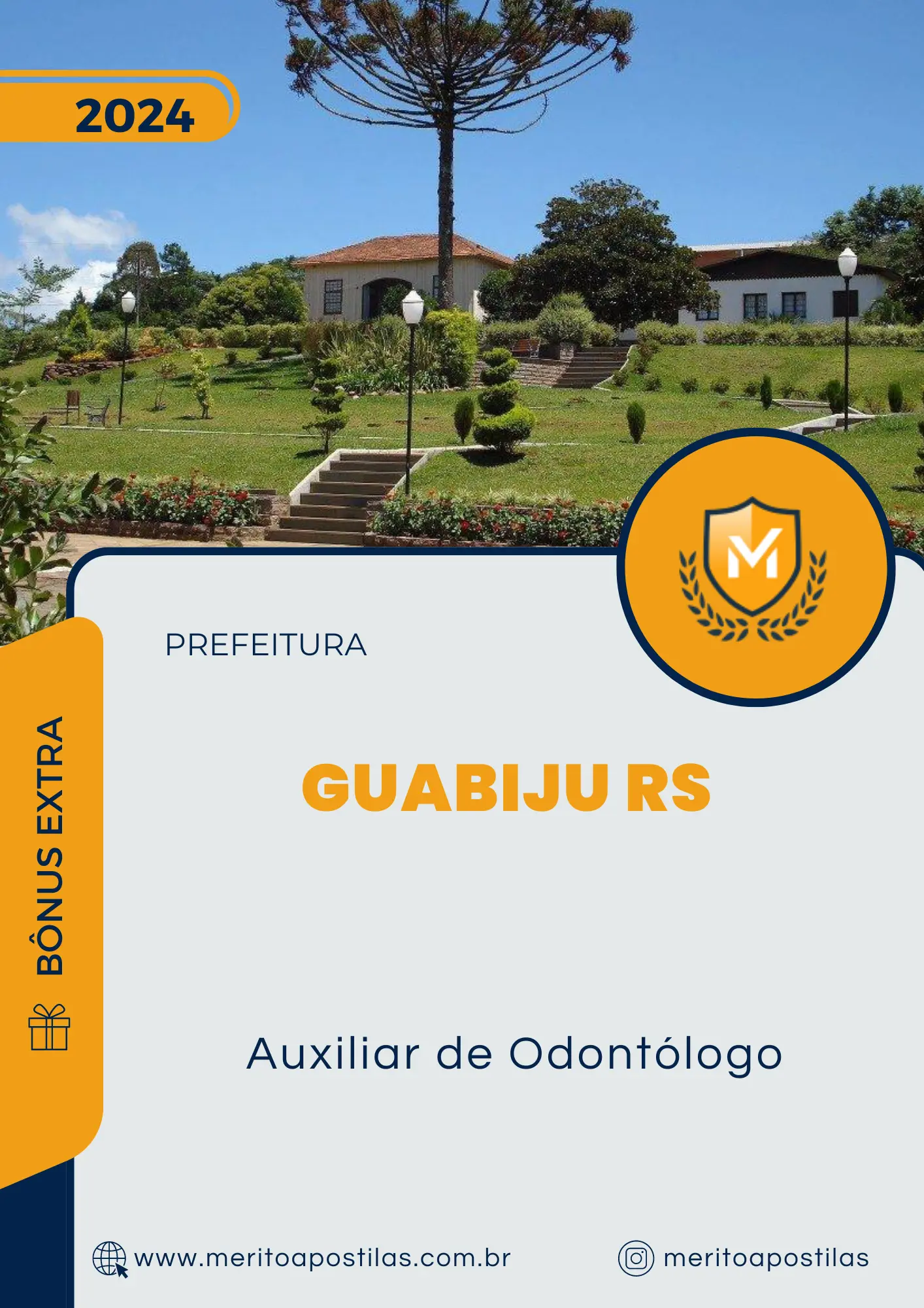 Apostila Auxiliar de Odontólogo Prefeitura Guabiju RS 2024