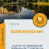 Apostila Auxiliar de Operação de Sistemas de Tratamentos Concurso SAAE Viçosa MG 2024