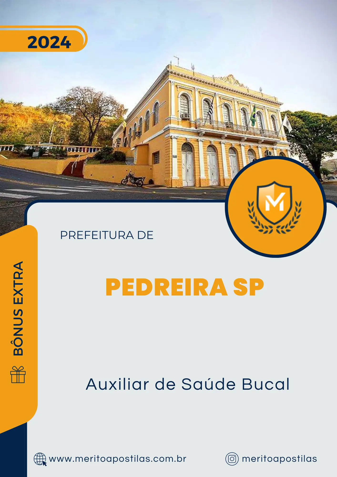 Apostila Auxiliar de Saúde Bucal Prefeitura de Pedreira SP 2024