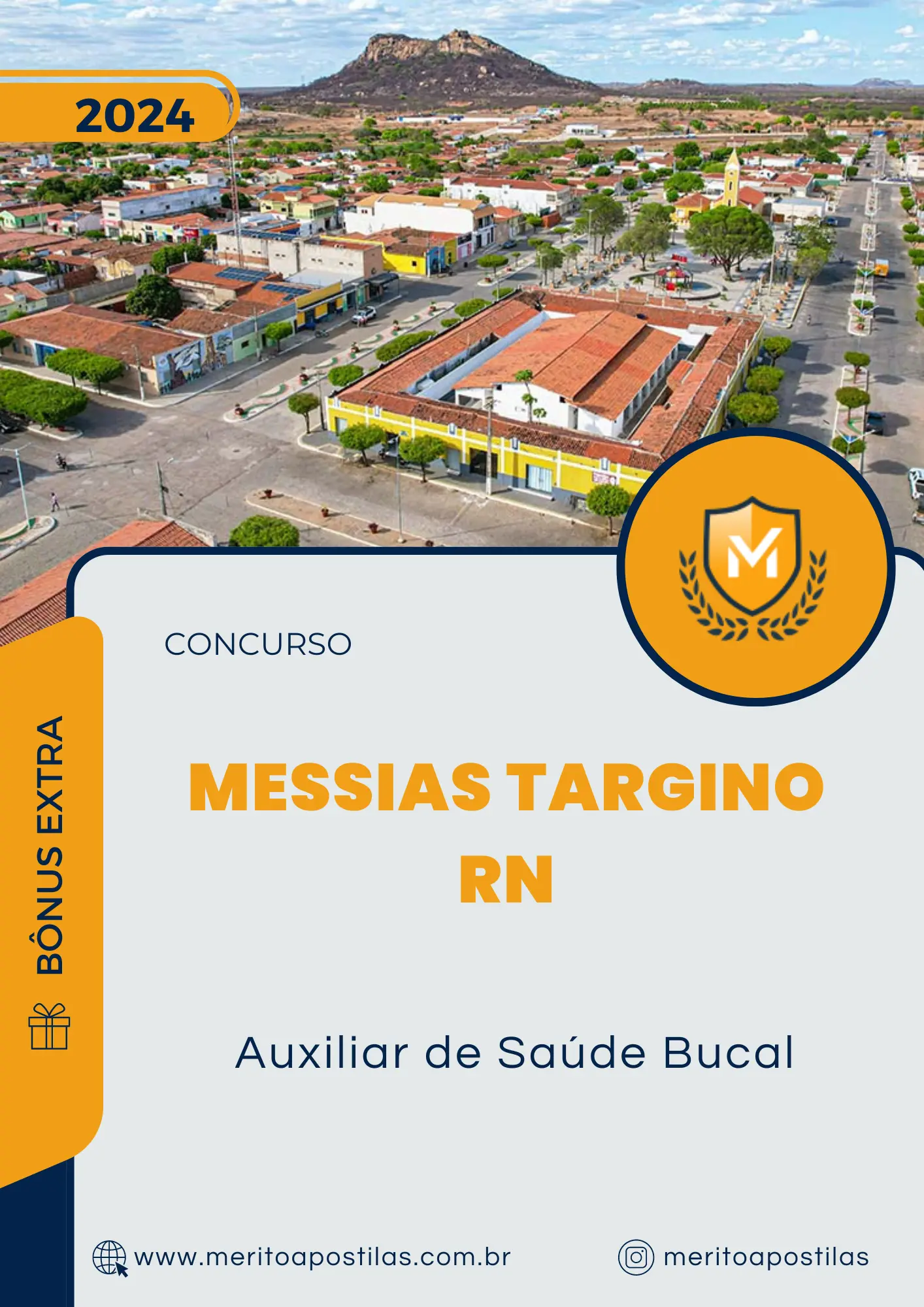 Apostila Auxiliar de Saúde Bucal Concurso de Messias Targino RN 2024