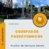Apostila Auxiliar de Serviços Gerais Concurso CODEPAS de Passo Fundo RS 2024