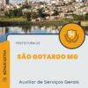 Apostila Auxiliar de Serviços Gerais Prefeitura de São Gotardo MG 2024