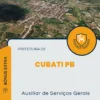 Apostila Auxiliar de Serviços Gerais Prefeitura de Cubati PB 2024