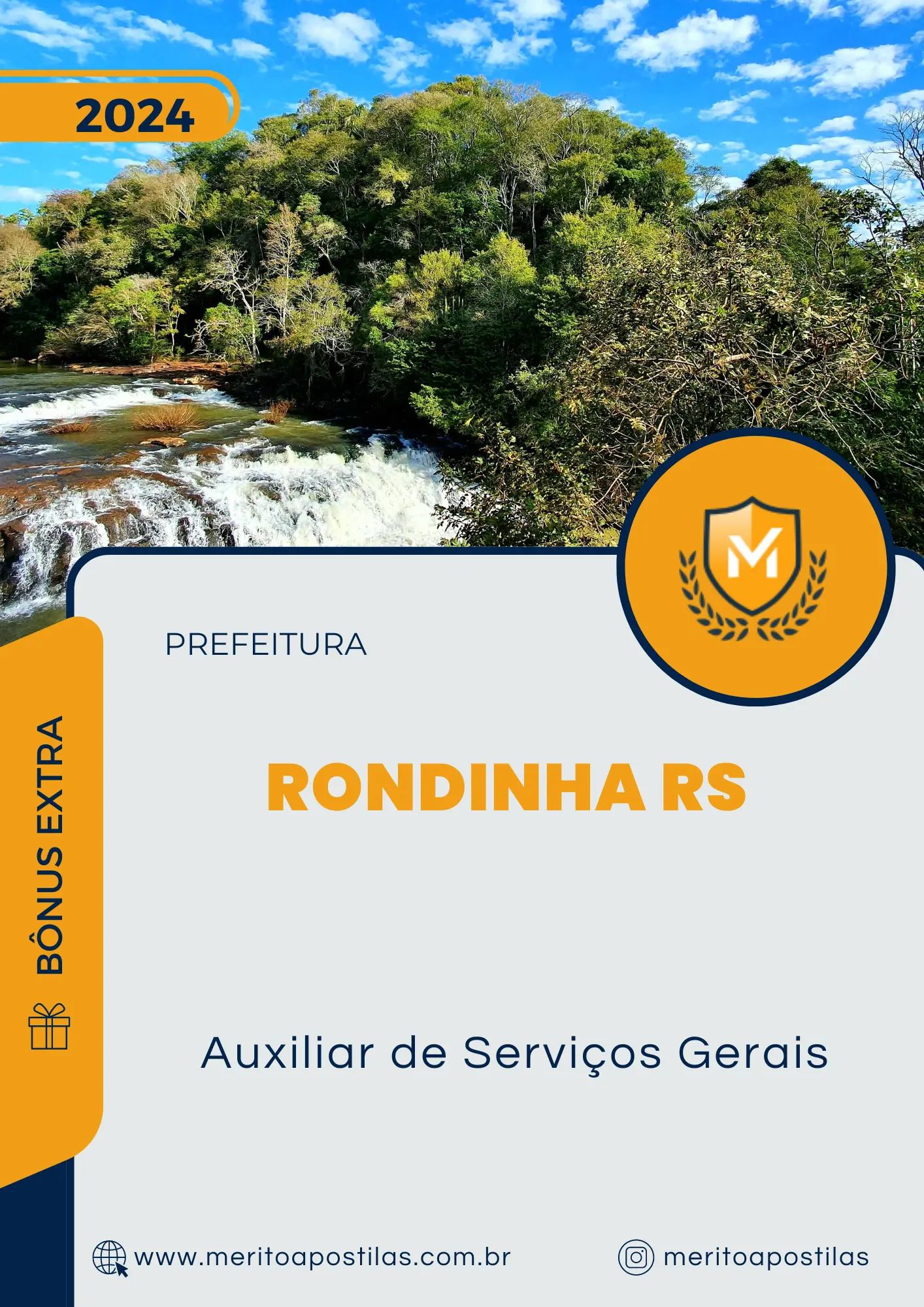 Apostila Auxiliar de Serviços Gerais Prefeitura de Rondinha RS 2024