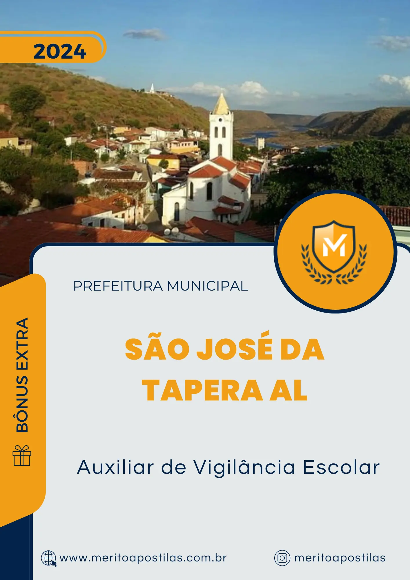 Apostila Auxiliar de Vigilância Escolar Prefeitura de São José da Tapera AL 2024