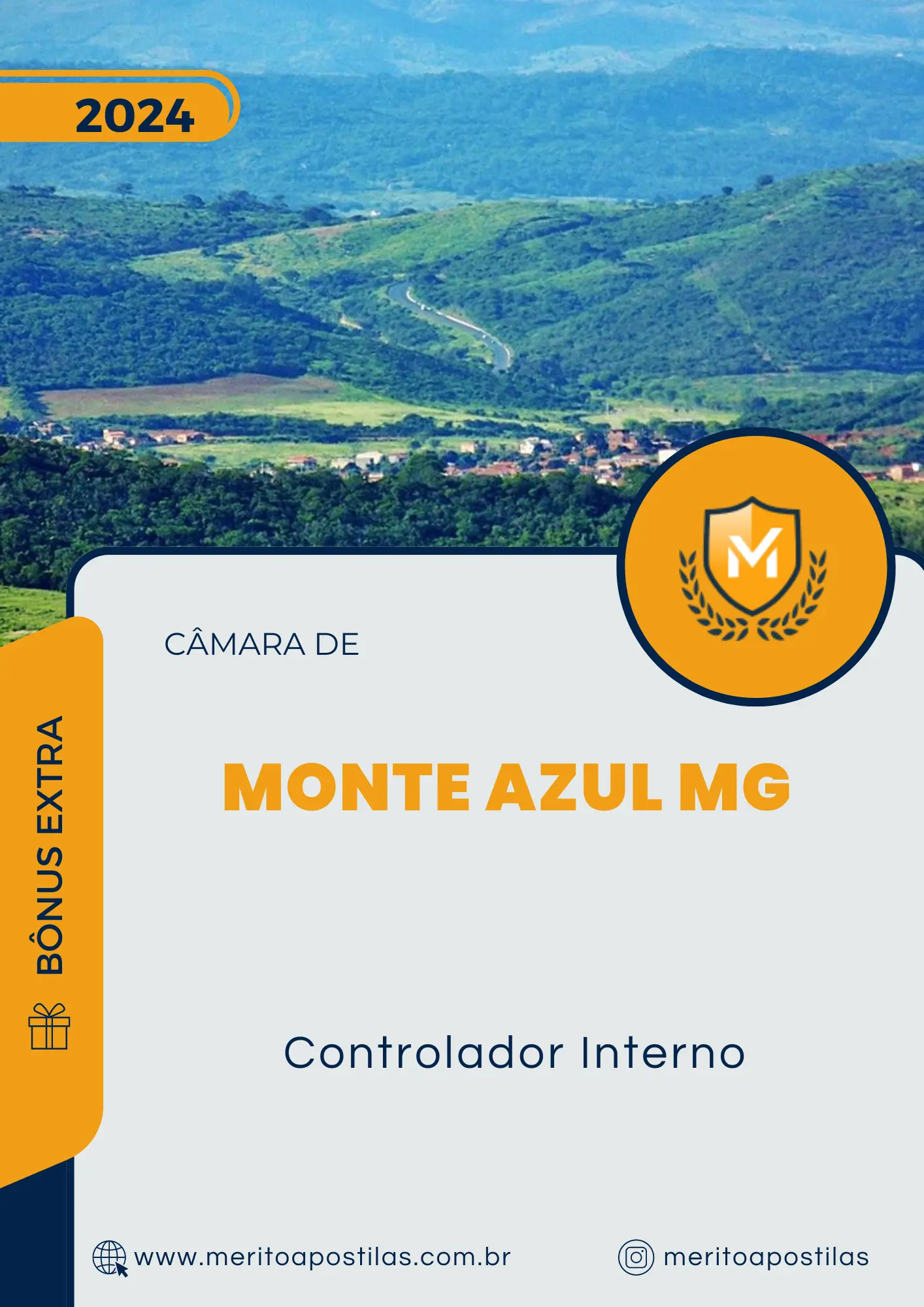 Apostila Controlador Interno Câmara de Monte Azul MG 2024