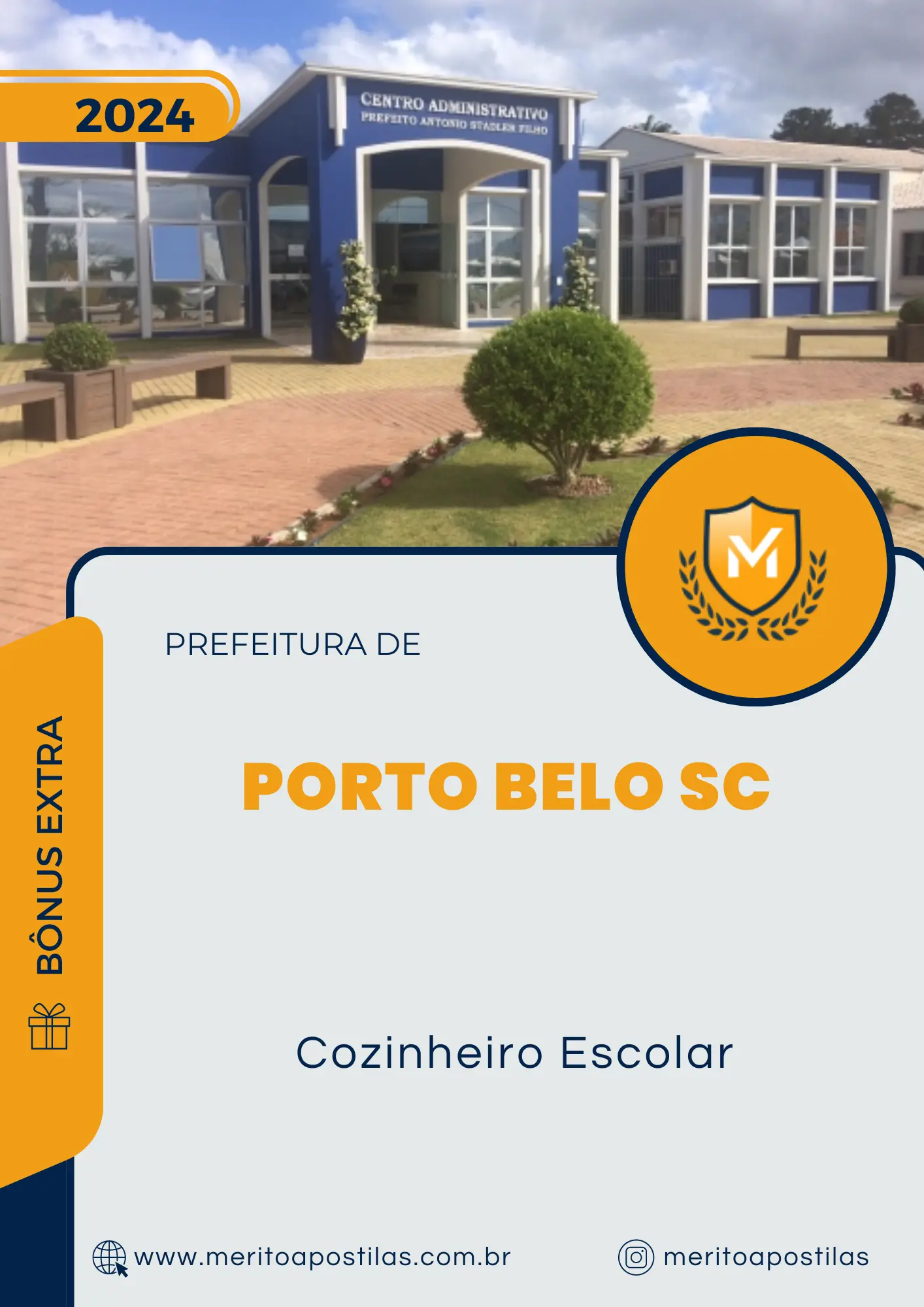 Apostila Cozinheiro Escolar Prefeitura de Porto Belo SC 2024
