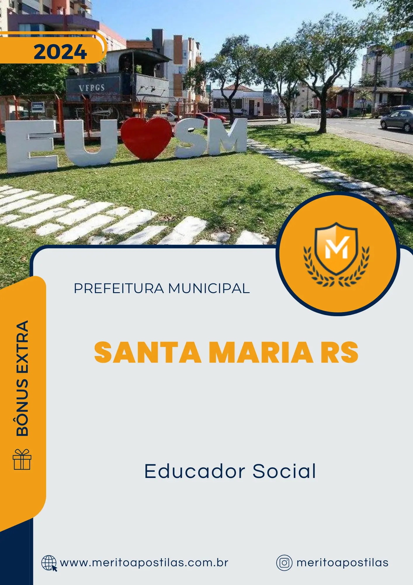 Apostila Educador Social Prefeitura de Santa Maria RS 2024