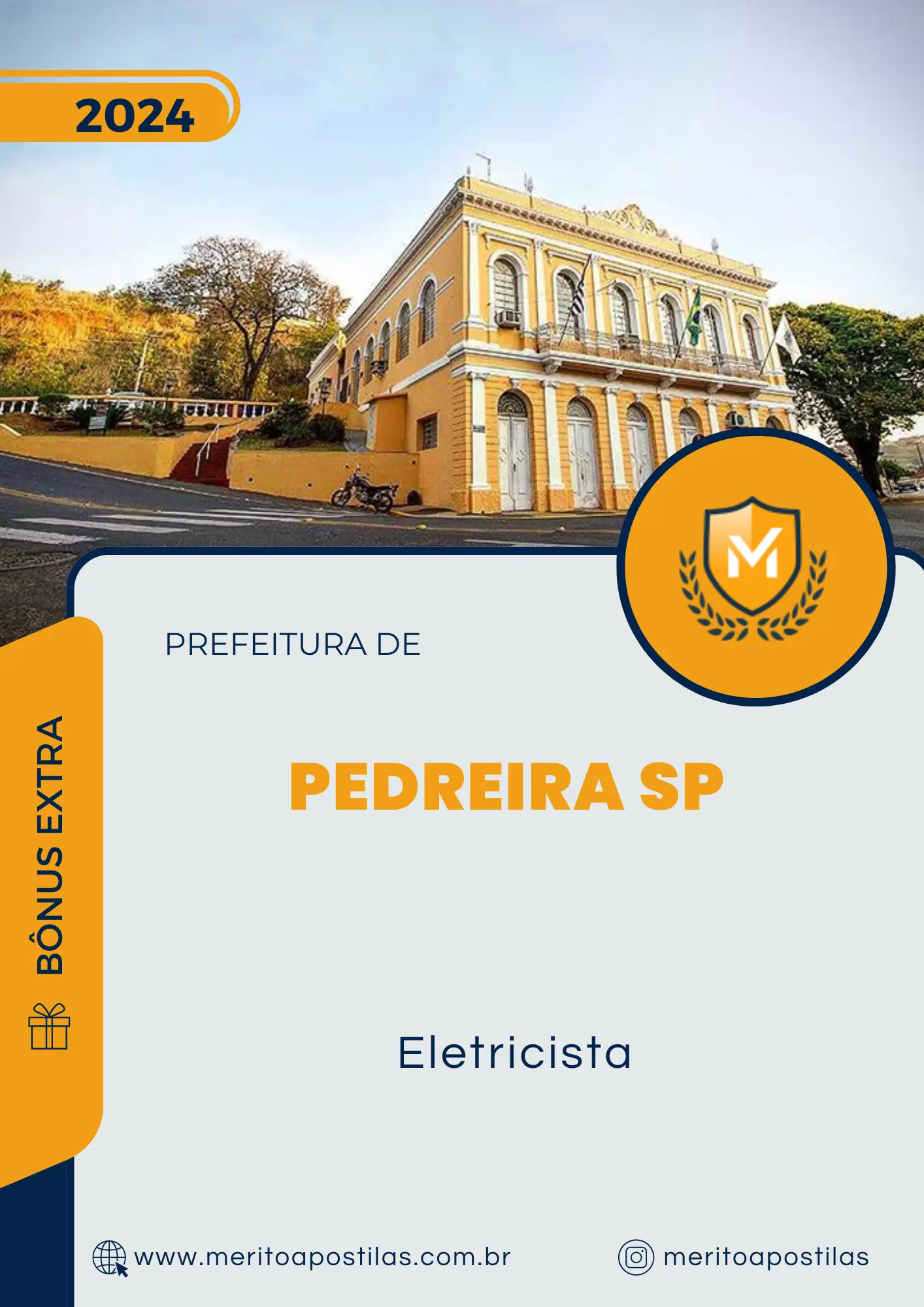 Apostila Eletricista Prefeitura de Pedreira SP 2024