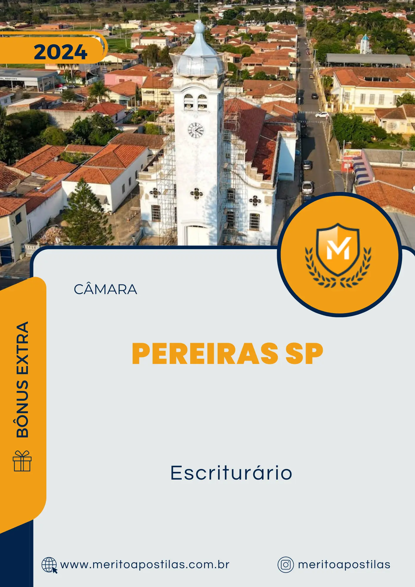 Apostila Escriturário Câmara de Pereiras SP 2024