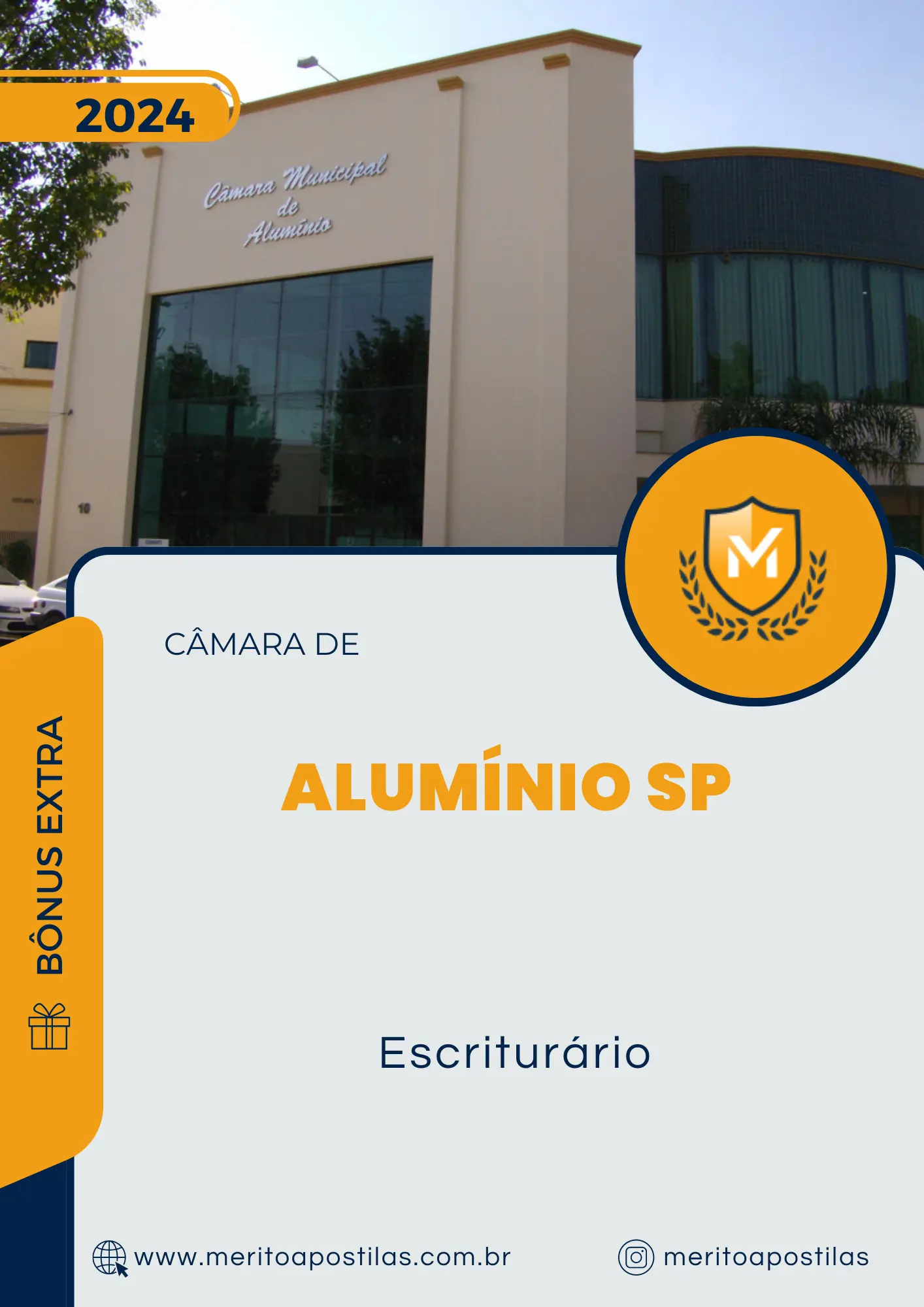 Apostila Escriturário Câmara de Alumínio SP 2024