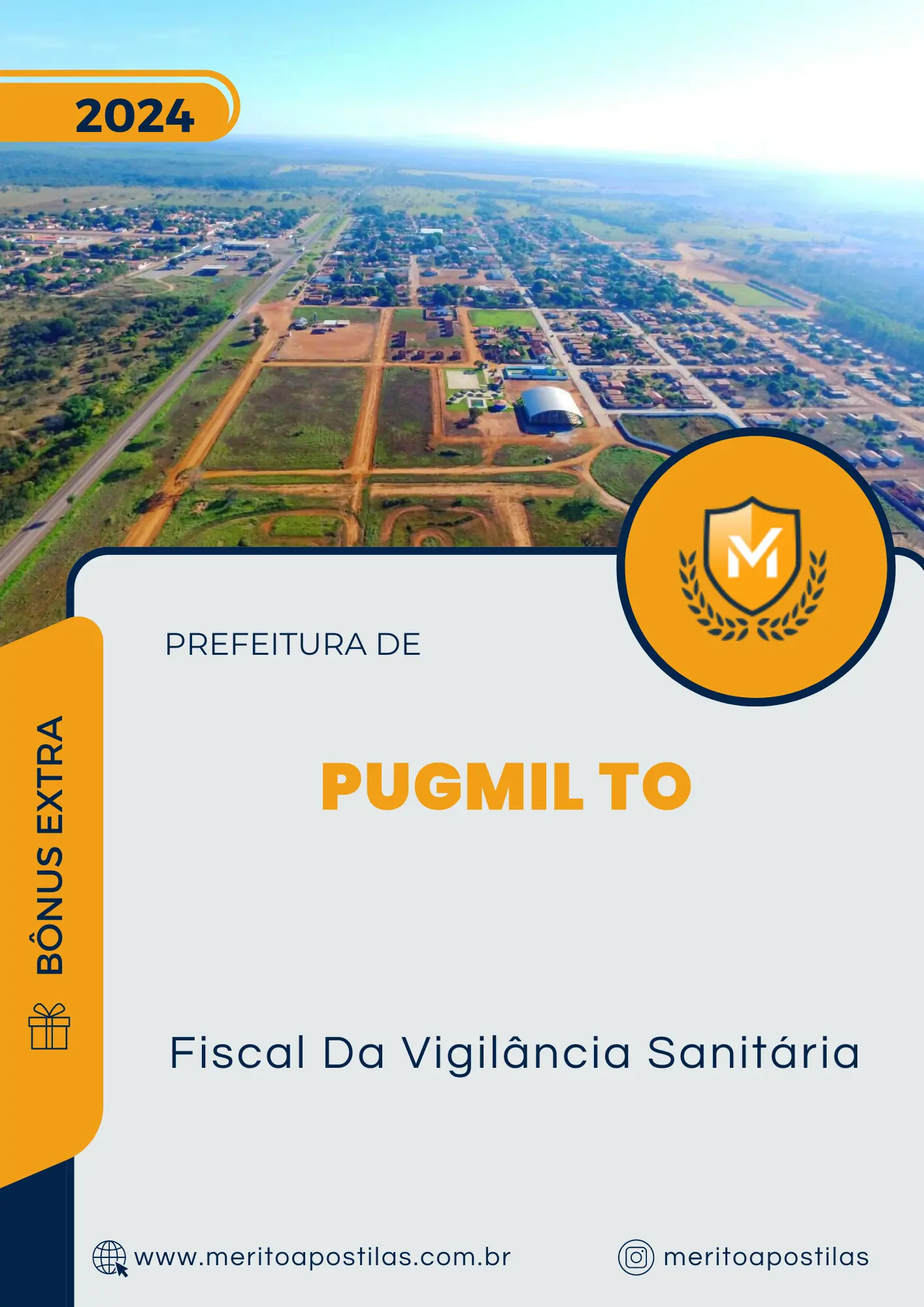 Apostila Fiscal Da Vigilância Sanitária Prefeitura de Pugmil TO 2024