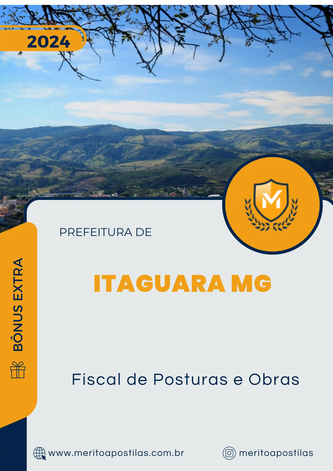 Apostila Fiscal de Posturas e Obras Prefeitura de Itaguara MG 2024