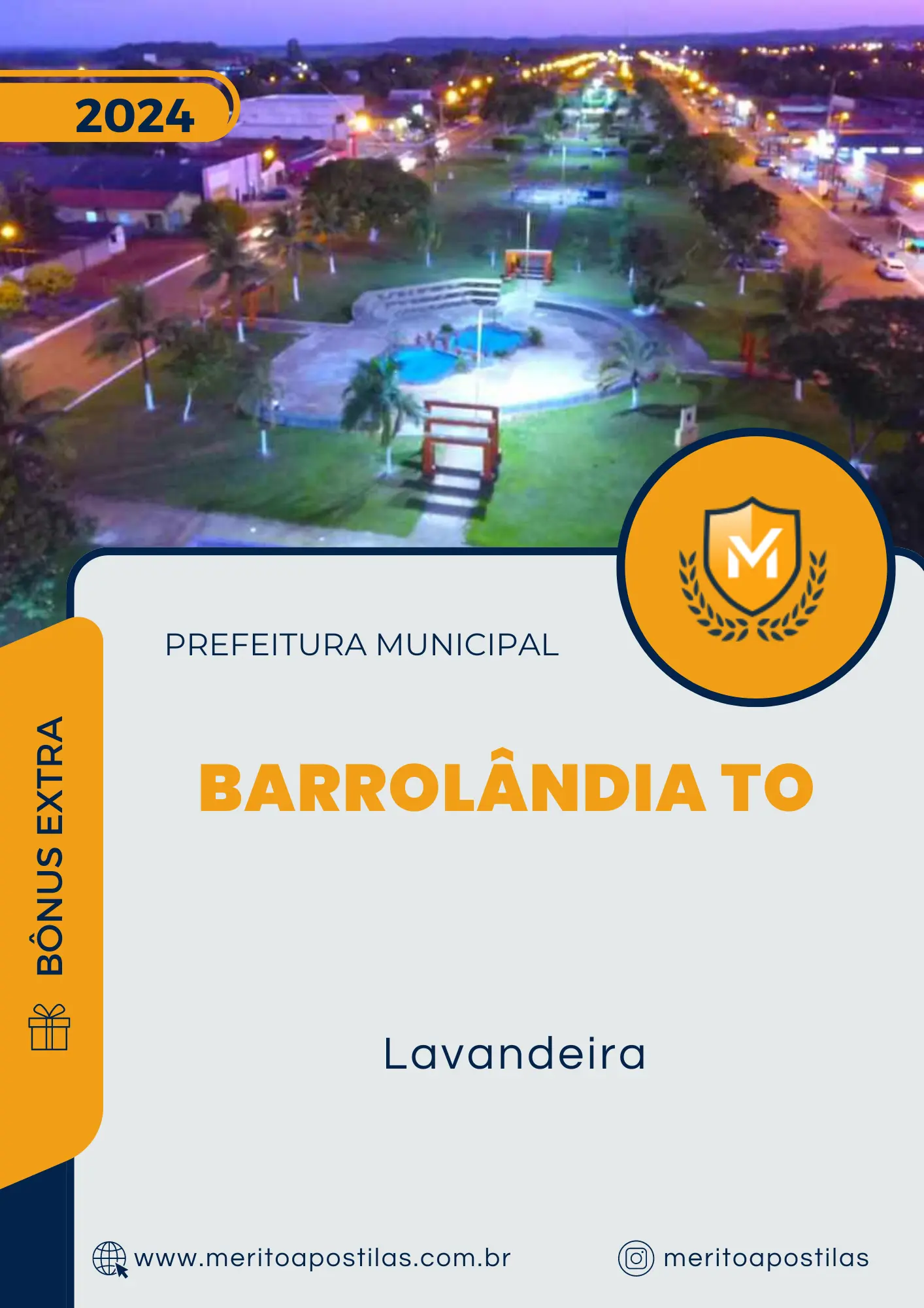 Apostila Lavandeira Prefeitura de Barrolândia TO 2024