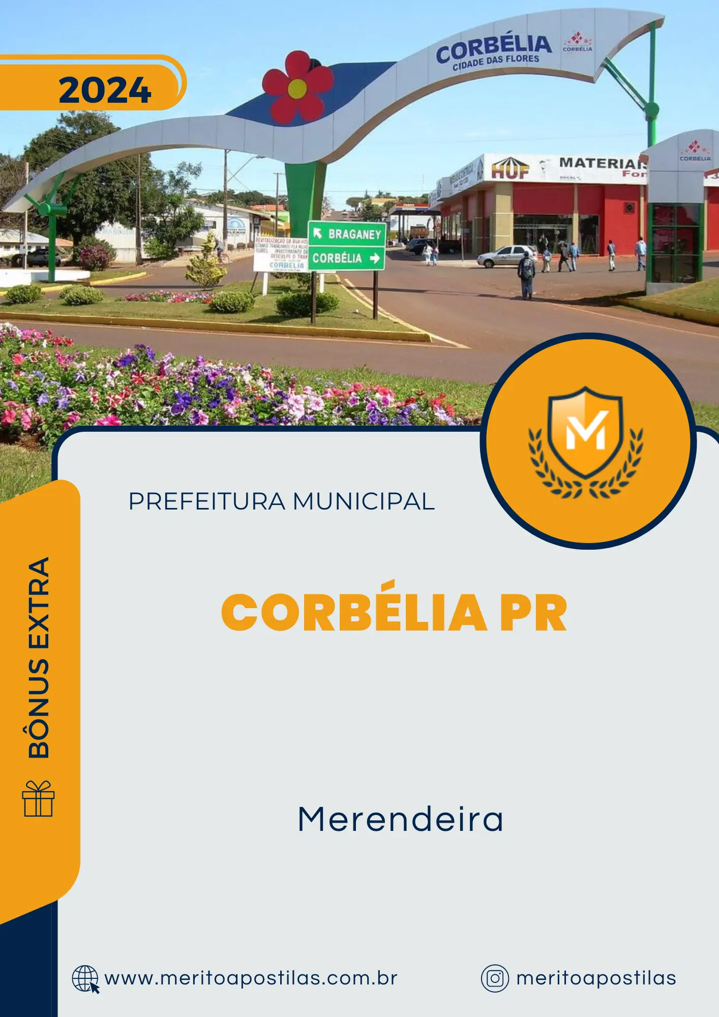 Apostila Merendeira Prefeitura de Corbélia PR 2024