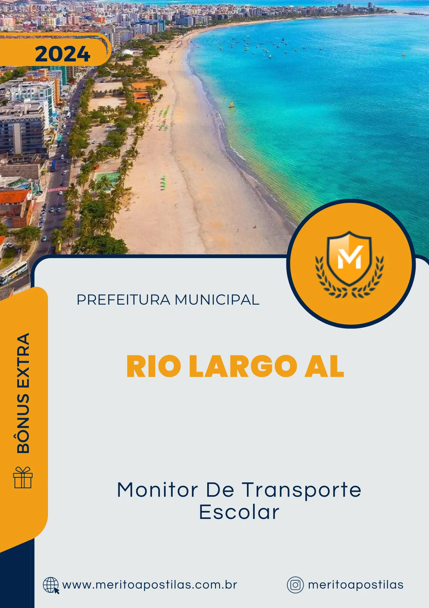 Apostila Monitor De Transporte Escolar Prefeitura de Rio Largo AL 2024