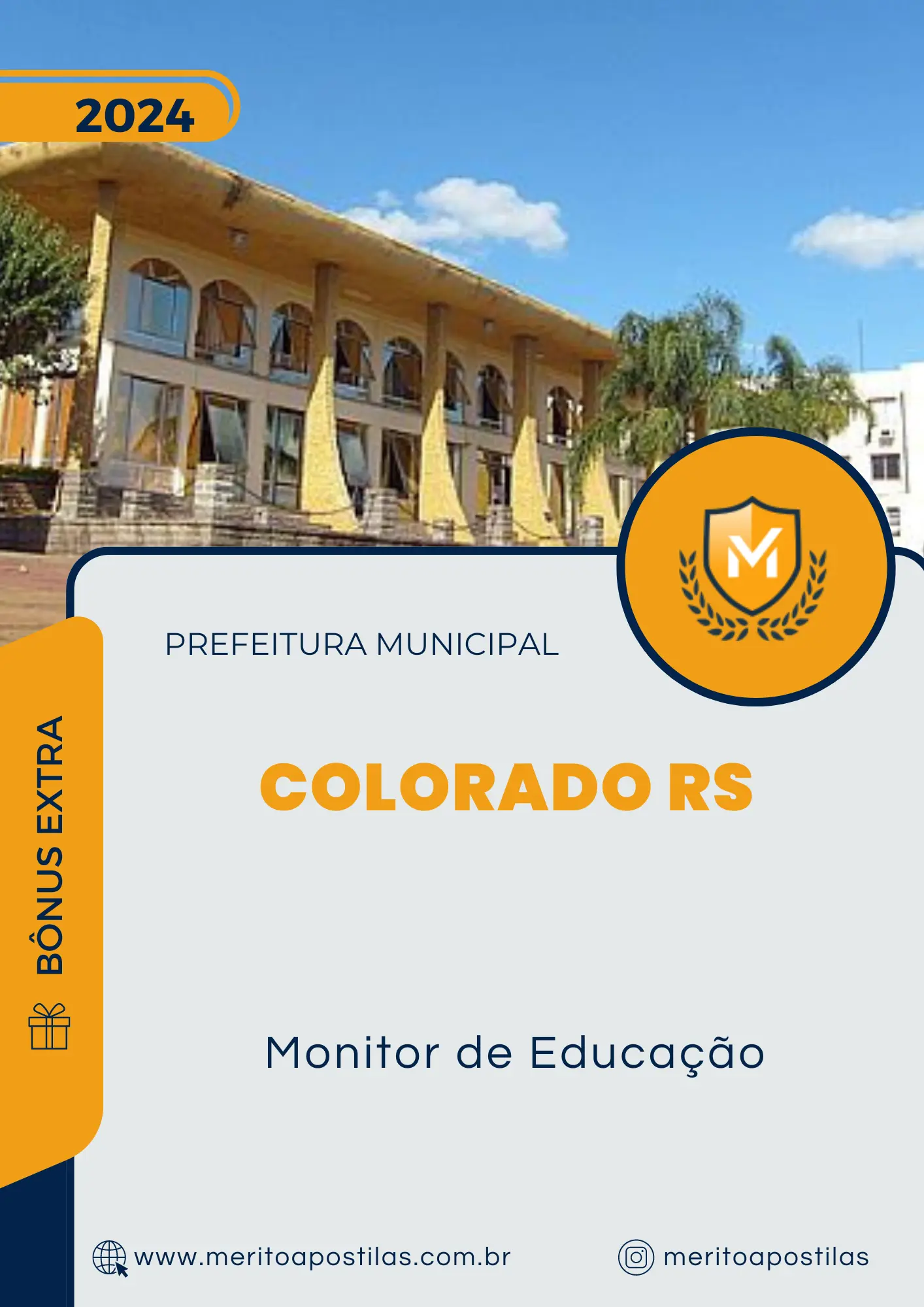 Apostila Monitor de Educação Prefeitura de Colorado RS 2024
