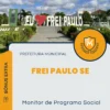 Apostila Monitor de Programa Social Prefeitura de Frei Paulo SE 2024
