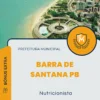Apostila Nutricionista Prefeitura de Barra de Santana PB 2024