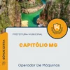 Apostila Operador De Máquinas Prefeitura de Capitólio MG 2024