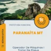 Apostila Operador De Máquinas I Trator De Pneus Prefeitura de Paranaíta MT 2024