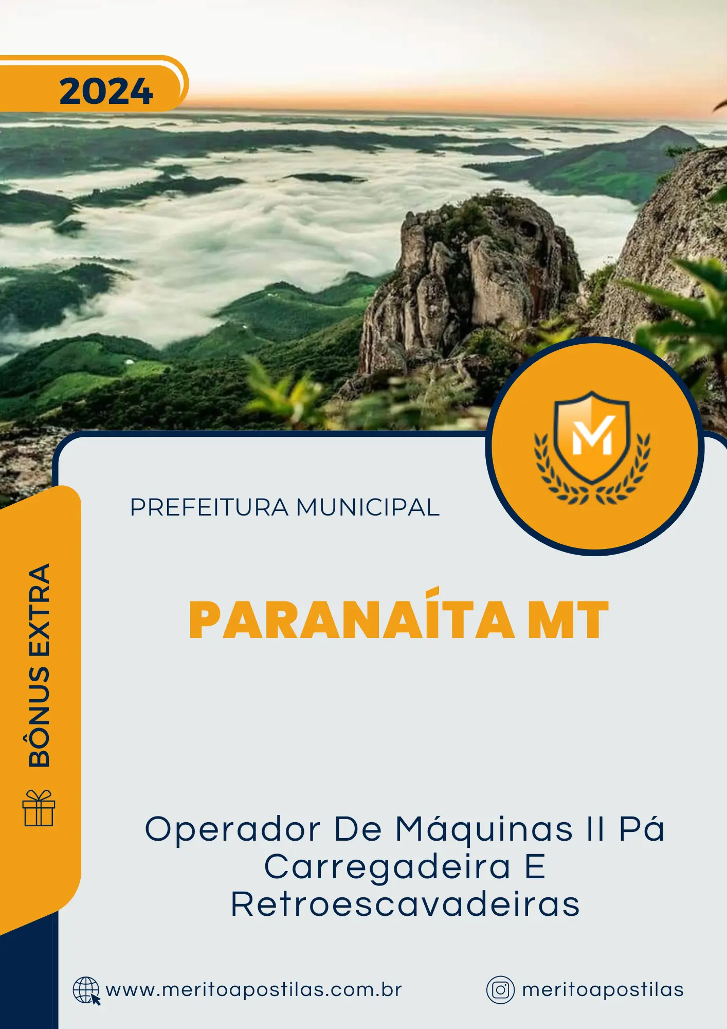Apostila Operador De Máquinas II Pá Carregadeira E Retroescavadeiras Prefeitura de Paranaíta MT 2024