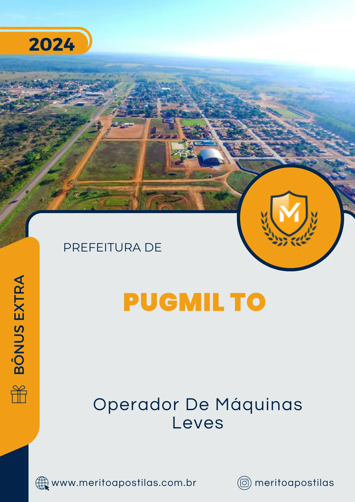 Apostila Operador De Máquinas Leves Prefeitura de Pugmil TO 2024