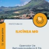 Apostila Operador De Retroescavadeira E Pá-Carregadeira Prefeitura de Ilicínea MG 2024