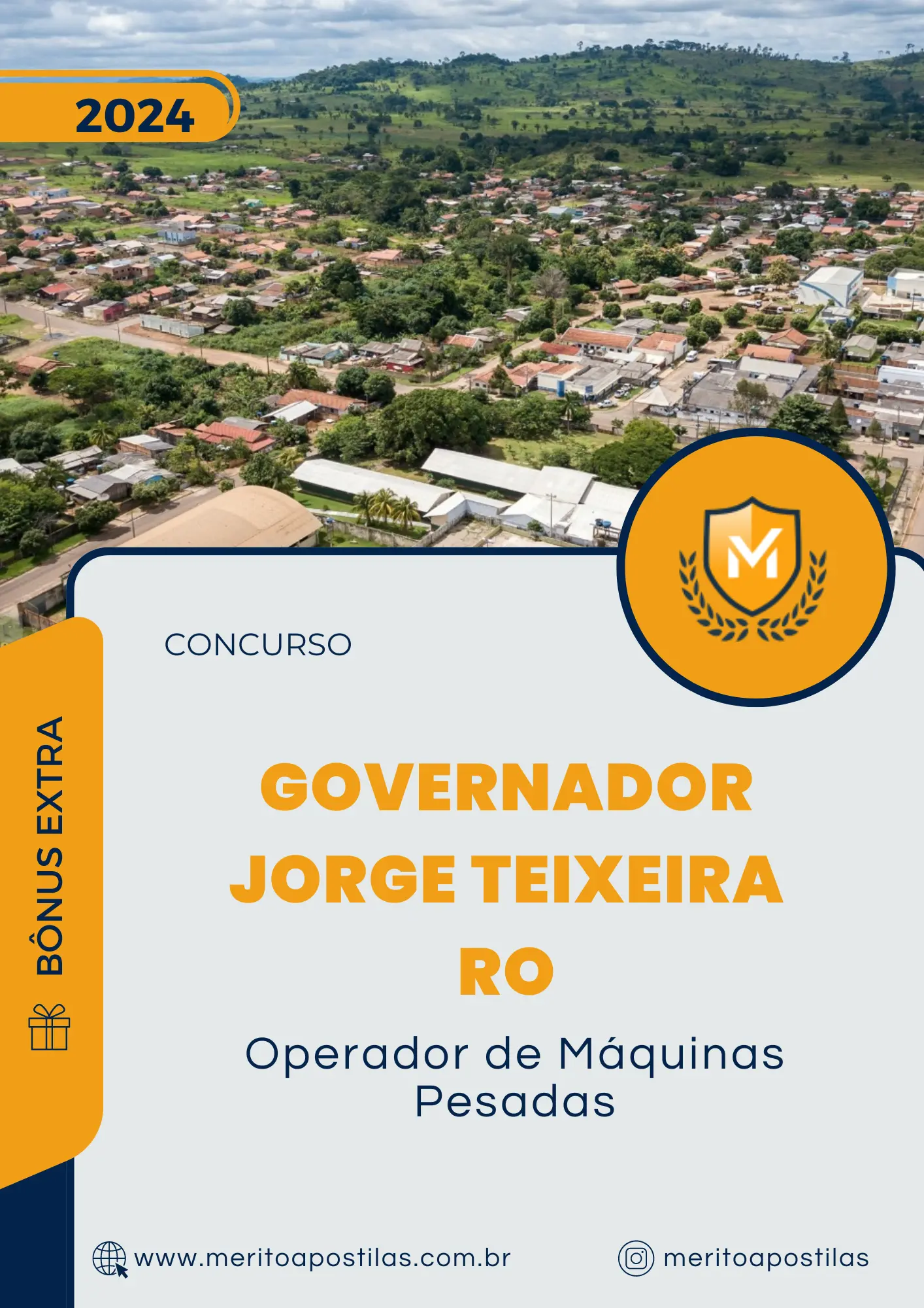Apostila Operador de Máquinas Pesadas Concurso de Governador Jorge Teixeira RO 2024