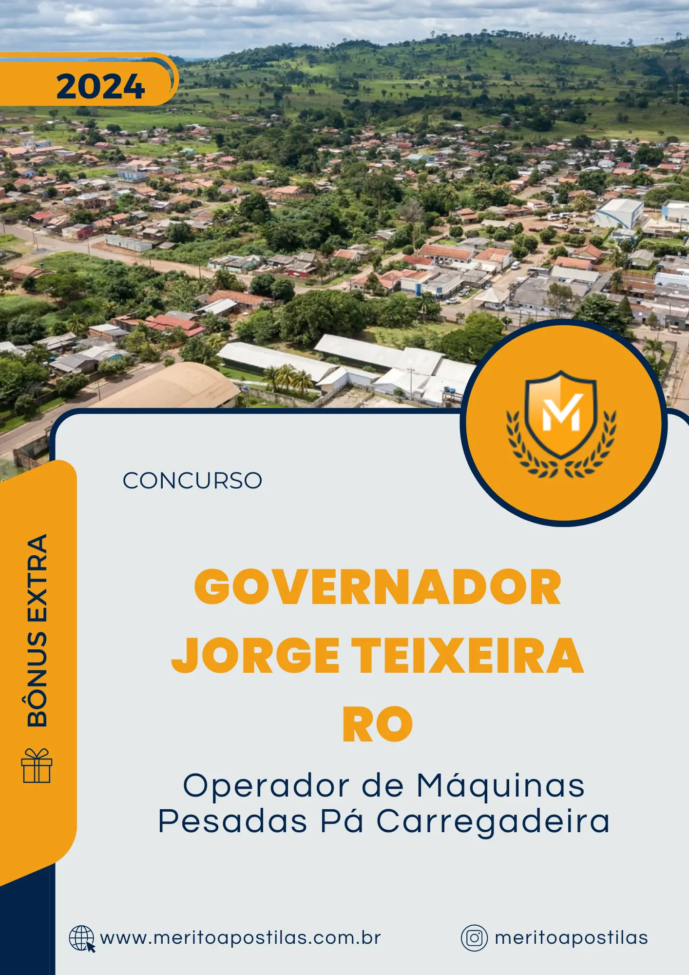 Apostila Operador de Máquinas Pesadas Pá Carregadeira Concurso de Governador Jorge Teixeira RO 2024
