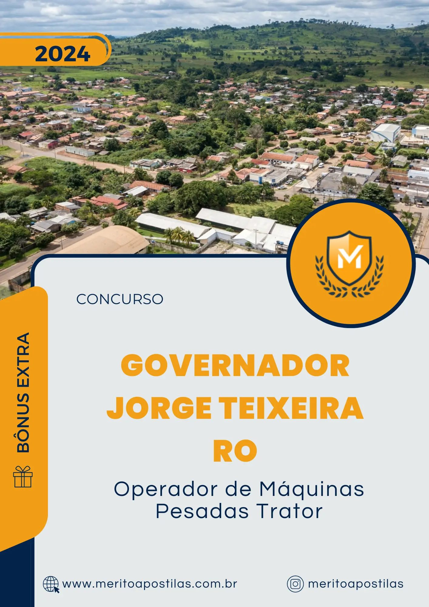 Apostila Operador de Máquinas Pesadas Trator Concurso de Governador Jorge Teixeira RO 2024
