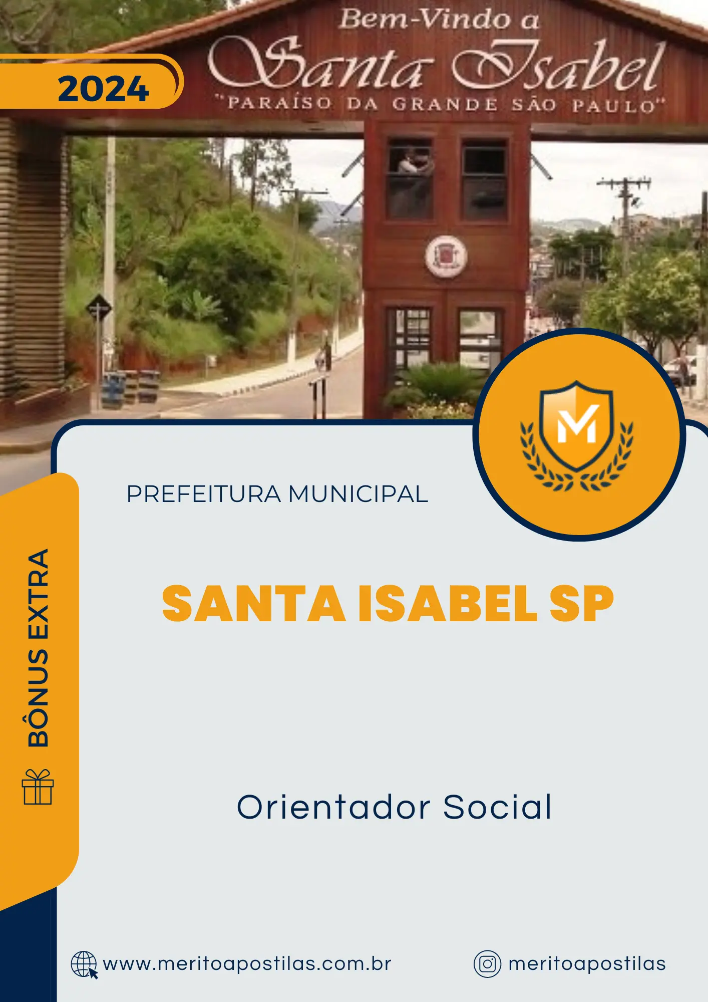 Apostila Orientador Social Prefeitura de Santa Isabel SP 2024