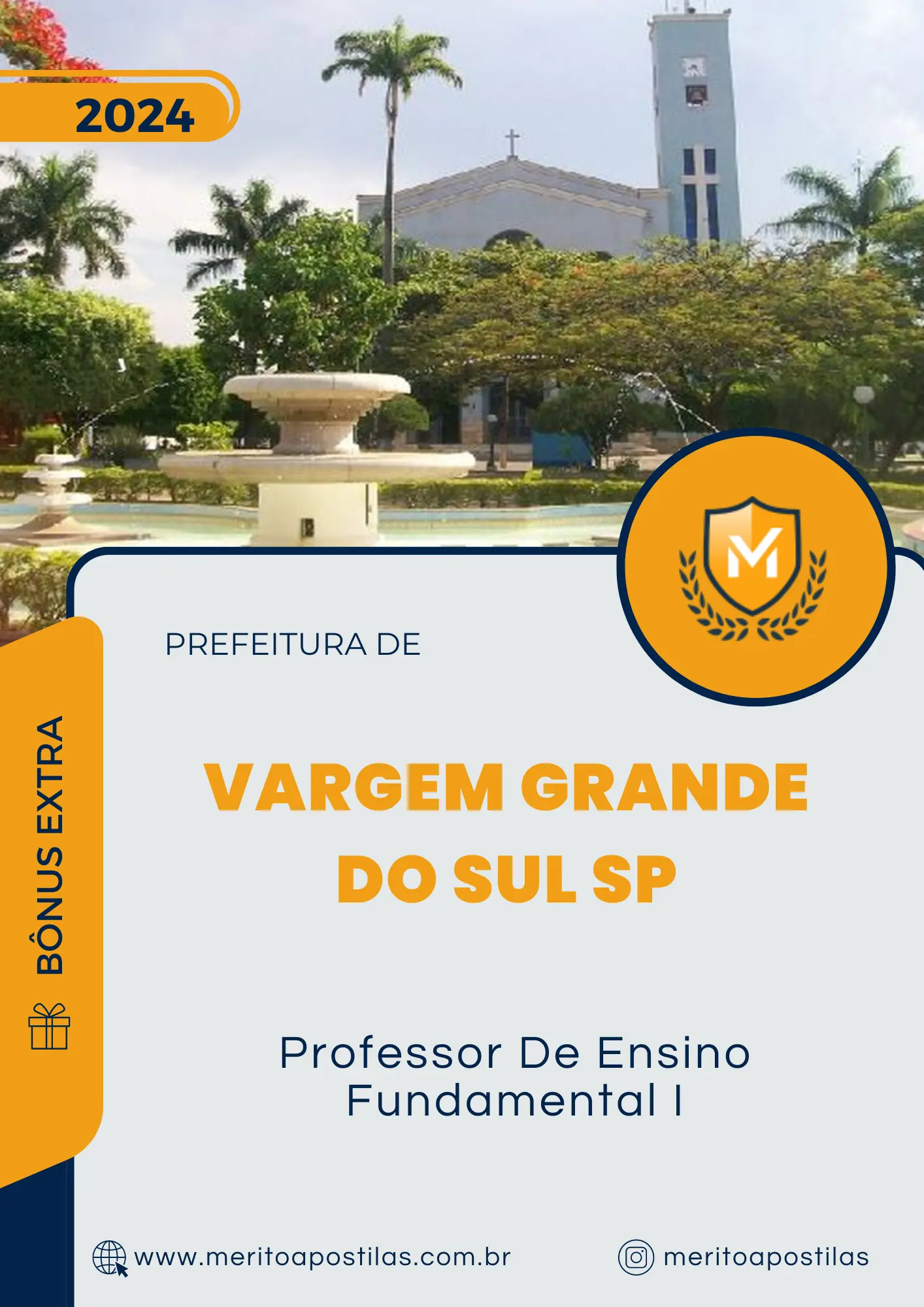 Apostila Professor De Ensino Fundamental I Prefeitura de Vargem Grande do Sul SP 2024