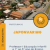 Apostila Professor I Educação Infantil e 1º ao 5º ano do Ensino Fundamental Prefeitura de Japonvar MG 2024