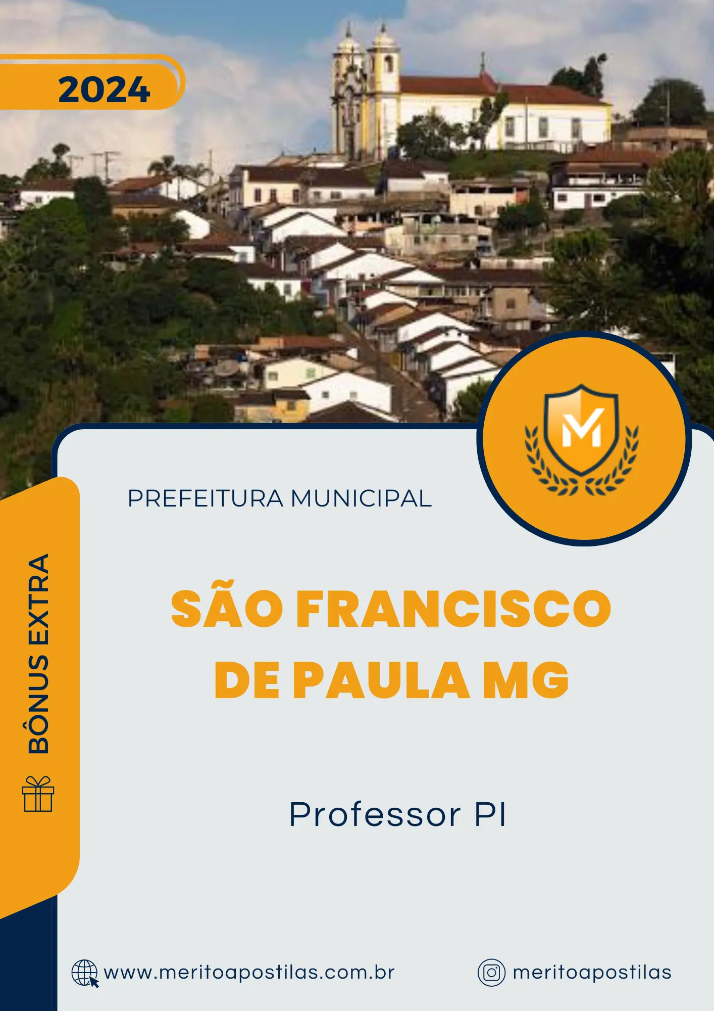 Apostila Professor PI Prefeitura de São Francisco de Paula MG 2024