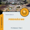 Apostila Professor Peb I Prefeitura de Perdigão MG 2024